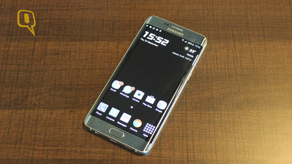 Samsung Galaxy S6 Edge+. (Photo: The Quint)
