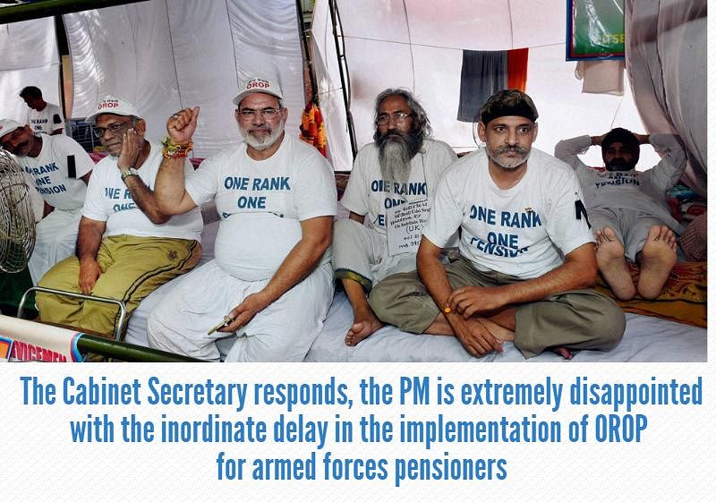 An army veteran writes an open letter to the Prime Minister, appealing for immediate implementation of the OROP.