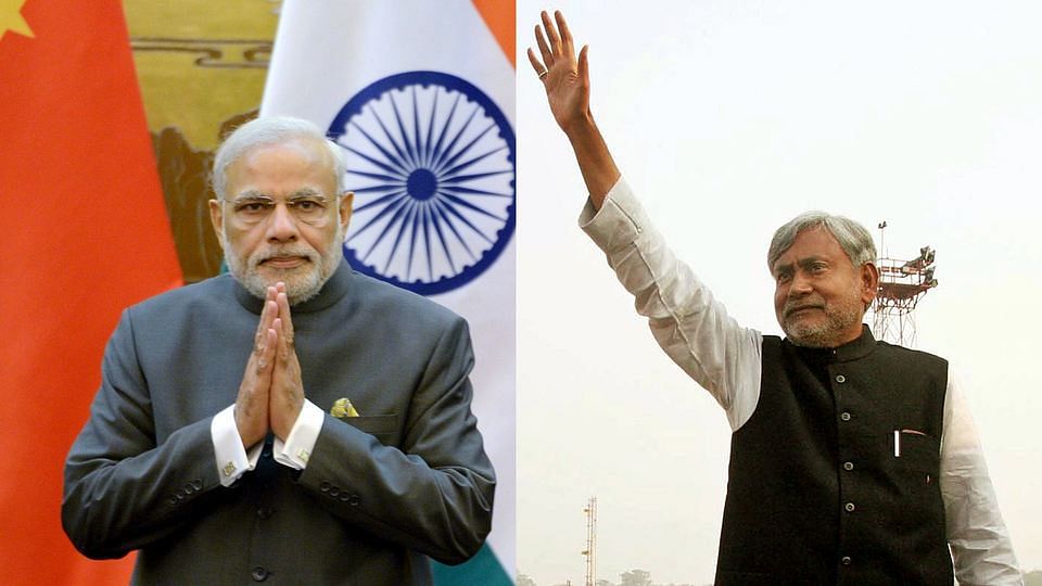 Once allies, Modi and Nitish will lead the battle for Bihar. (Photo: Reuters)