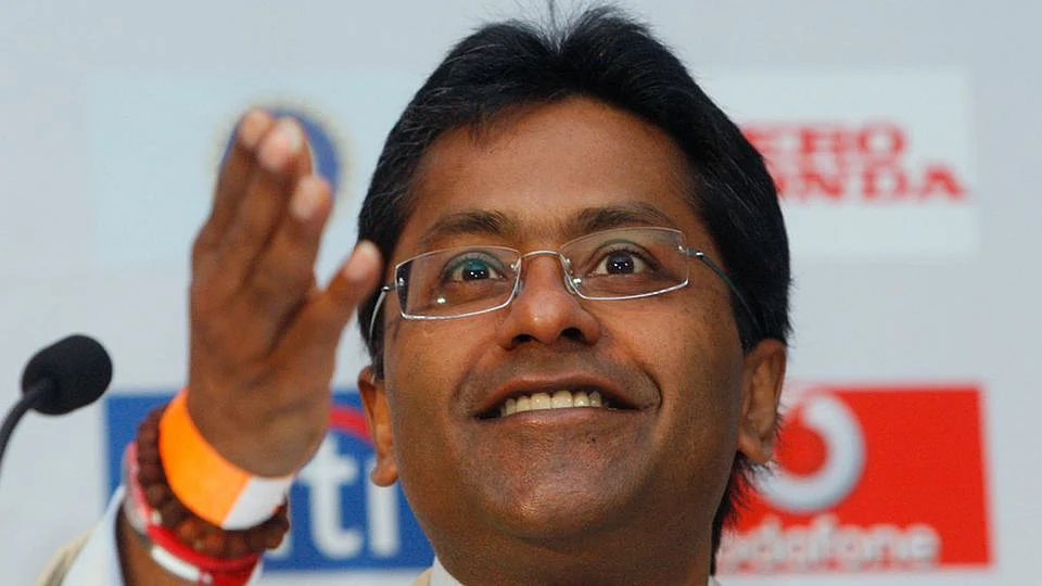 Lalit Modi at his happiest, addressing the media. (Photo: Reuters)