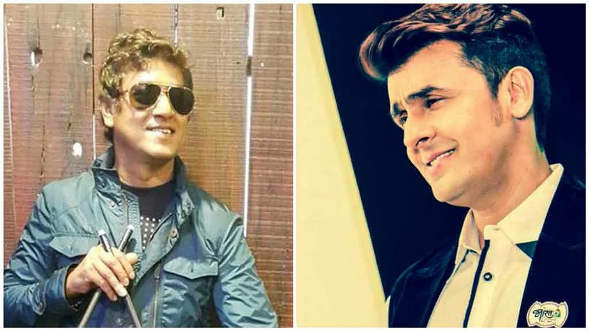 Sonu Nigam, who was a close
friend of Aadesh Shrivastava, shared a screenshot on Twitter and Facebook, of
his last conversation with the late music composer. (Photo: Twitter/@iamaadesh, Facebook/Sonu Nigam)