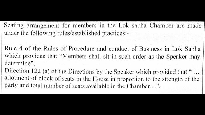 Lok Sabha Seating Arrangement: Getting front row seats is a matter of prestige for most parties and senior members. 