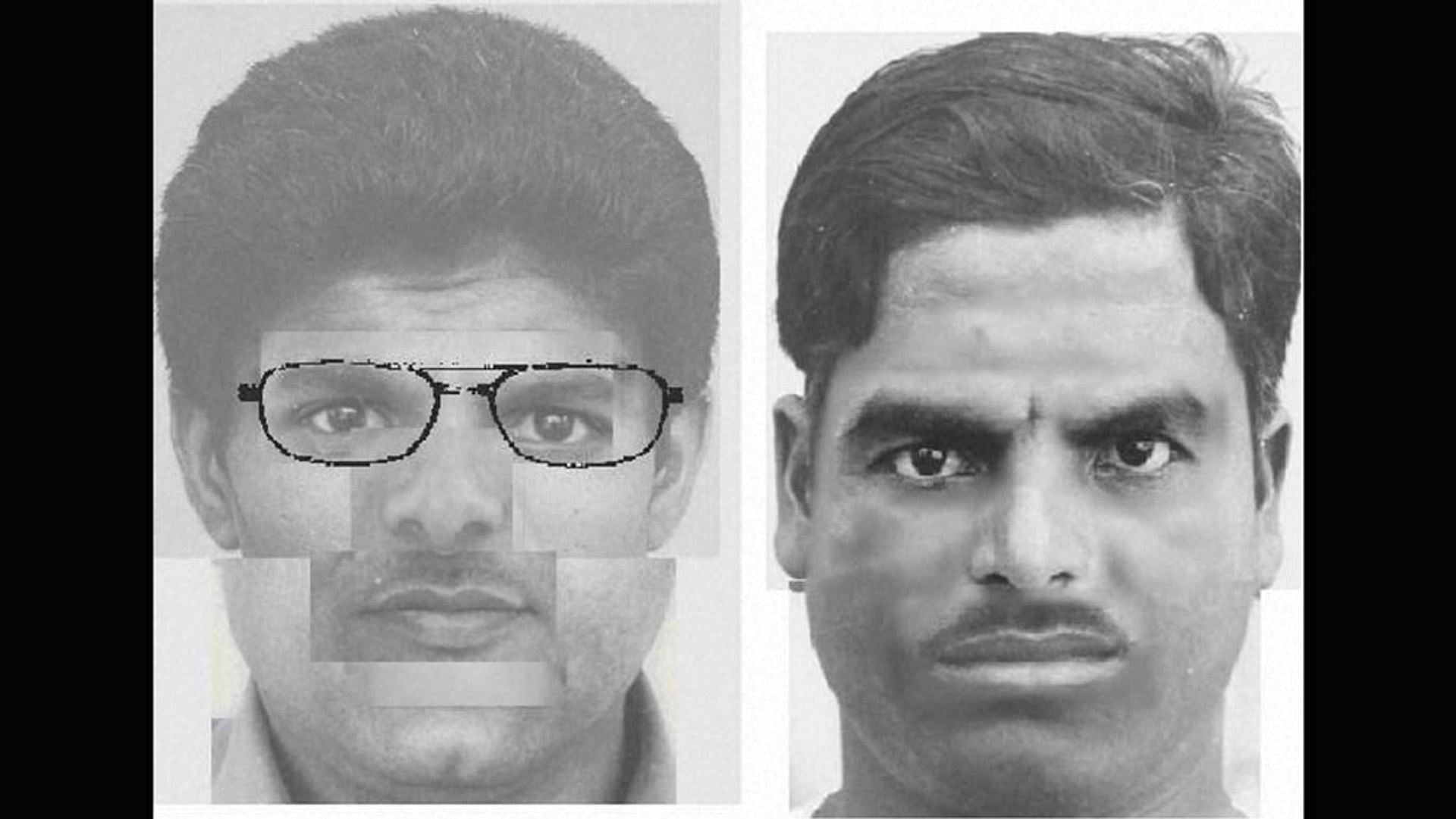 Sketches of the two suspects in Kannada scholar MM Kalburgi’s murder case. (Photo: PTI)