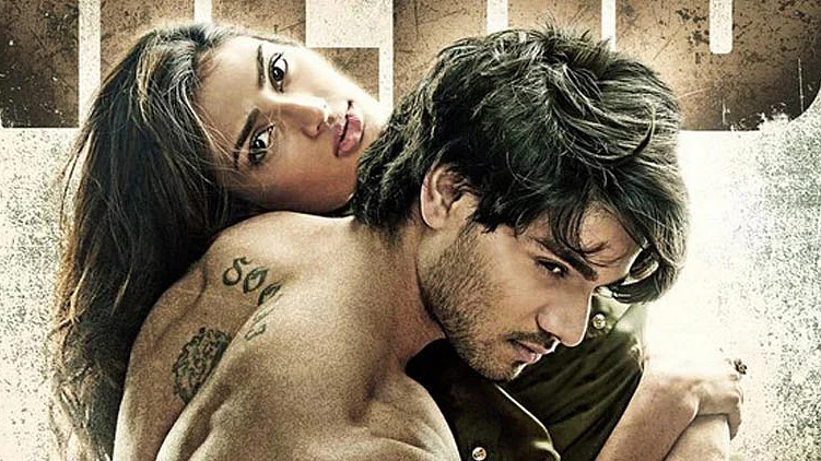 Sooraj Pancholi and Athiya Shetty strike a pose for <i>Hero.</i>