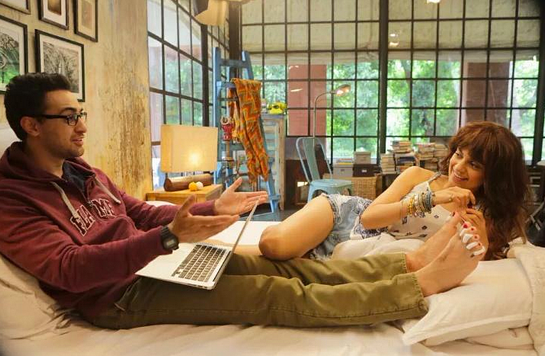 Imran Khan and Kangana Ranaut in a scene from <i>Katti Batti.</i> (Photo:<a href="https://twitter.com/KattiBatti_Film/media"> Twitter/@KattiBatti</a>)
