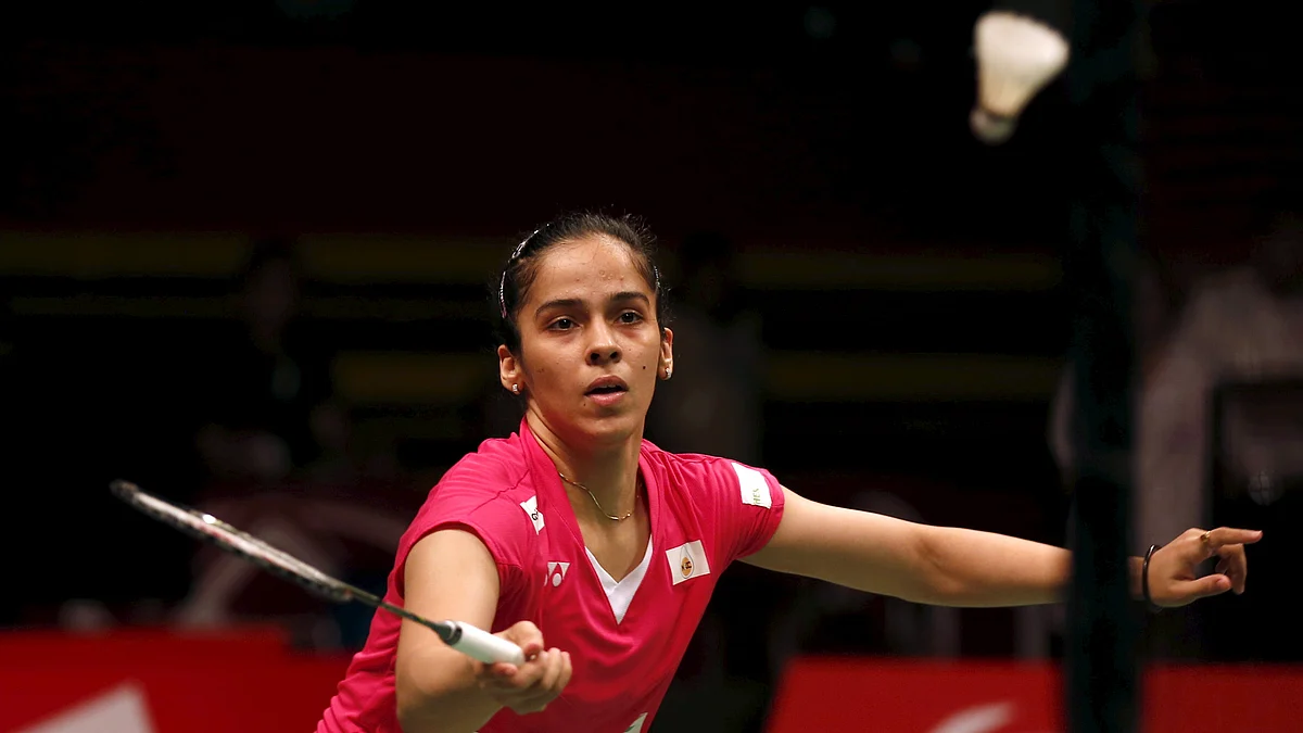 Saina Nehwal in action in the World Championships in August. (Photo: Reuters)