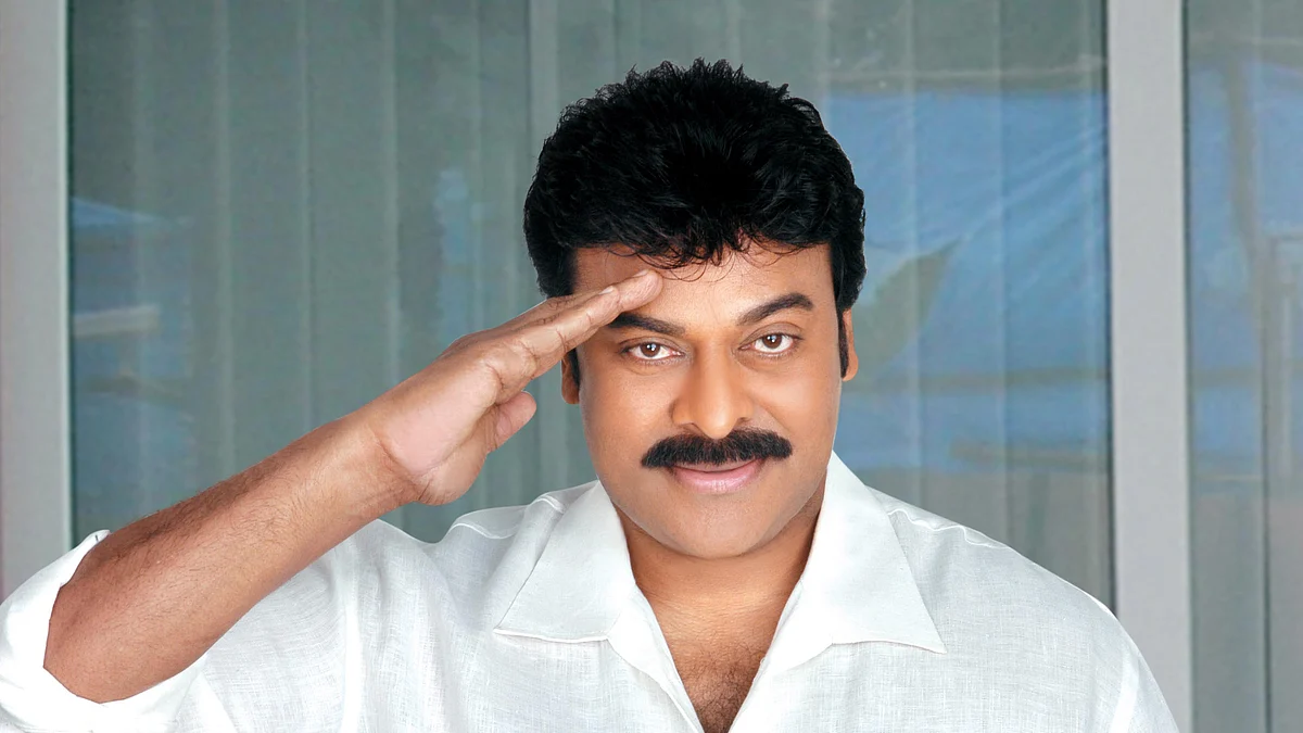 Telugu superstar Chiranjeevi.