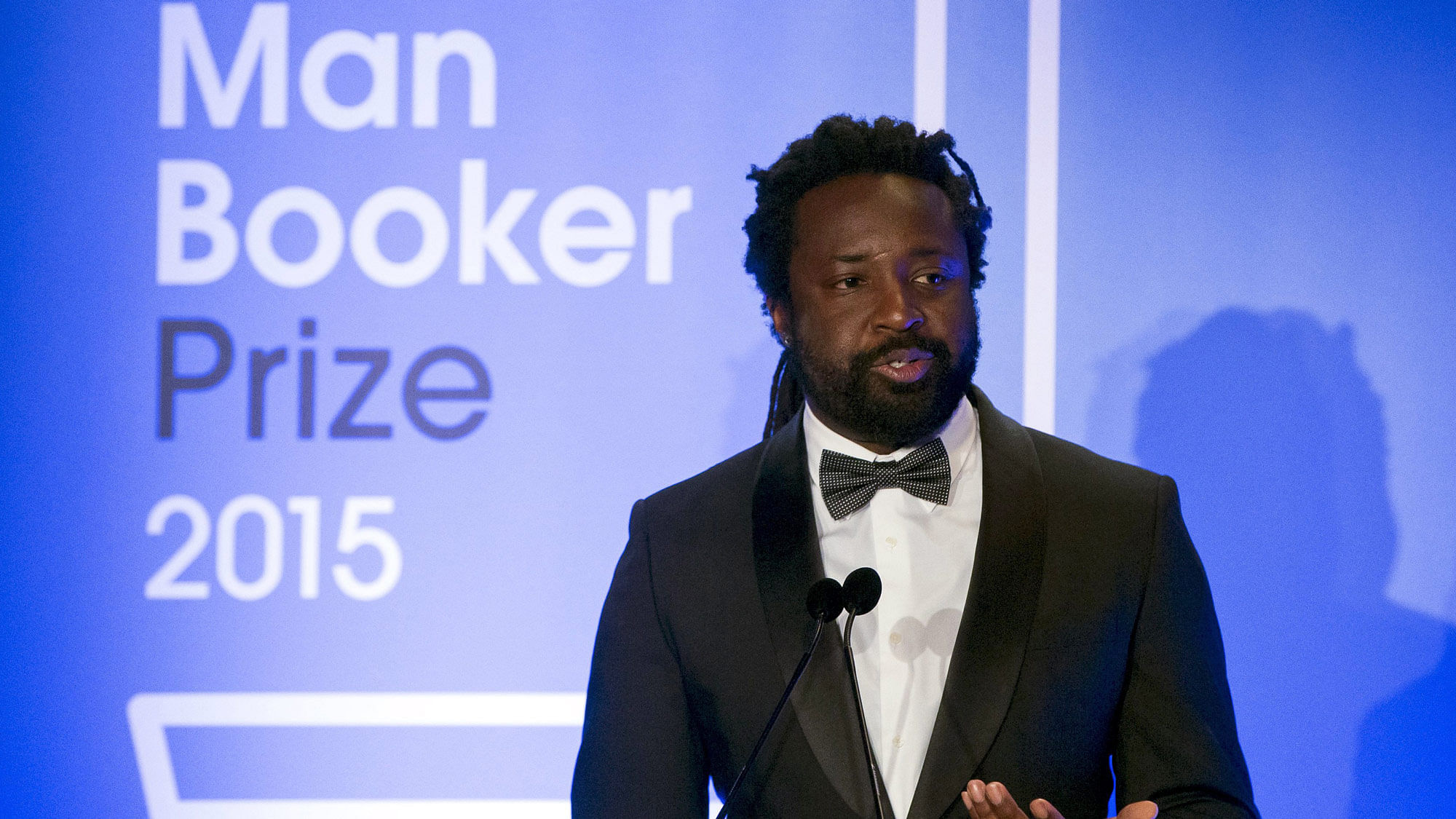 Marlon James, author of <i>A Brief History of Seven Killings</i>, speaks after being named the winner of the Man Booker Prize for Fiction 2015. Marlon James became the first Jamaican to win this prestigious award. (Photo: AP)