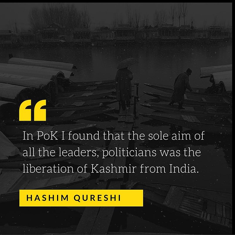 Former separatist leader Hashim Qureshi talks to Aditi Bhaduri about his  PoK experience and why he was disillusioned