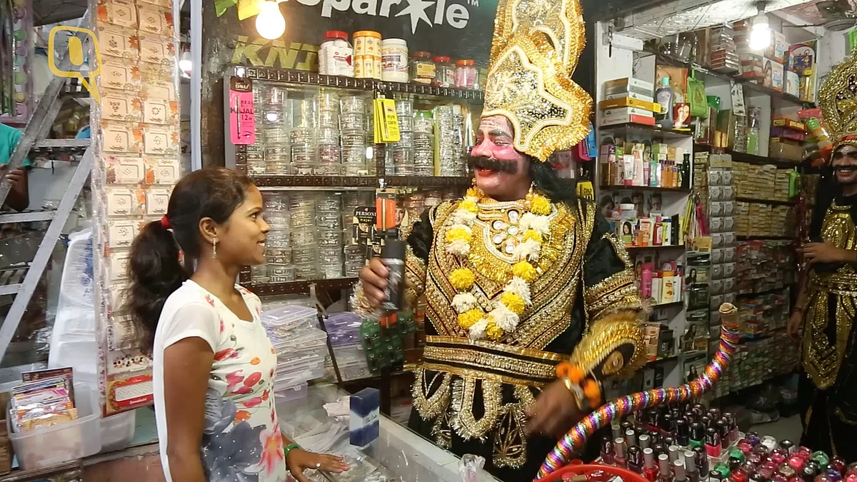This Ravana Oozes Swag Both On and Off the Stage