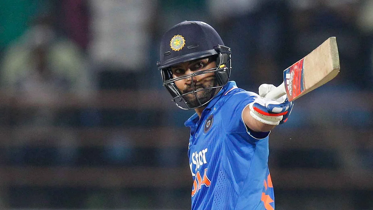 Rohit Sharma scored 65 in the Rajkot ODI. (Photo: AP)