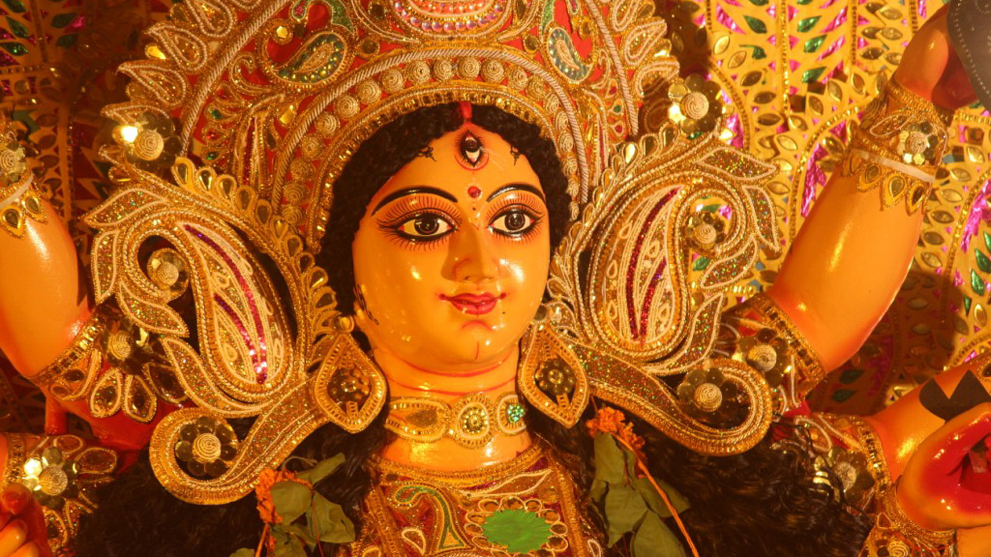 Celebrated festival of India, Durga Puja. (Photo Courtesy: Devanik Saha)