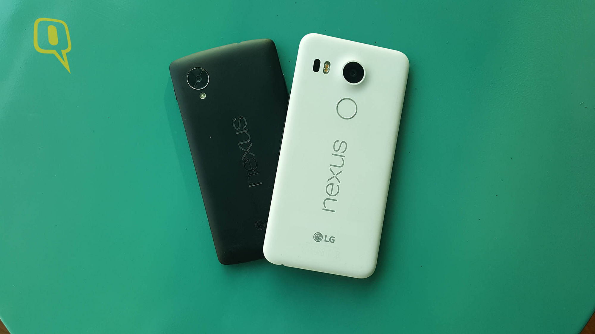 (Left) Google LG Nexus 5 and (right) Google LG Nexus 5X. 