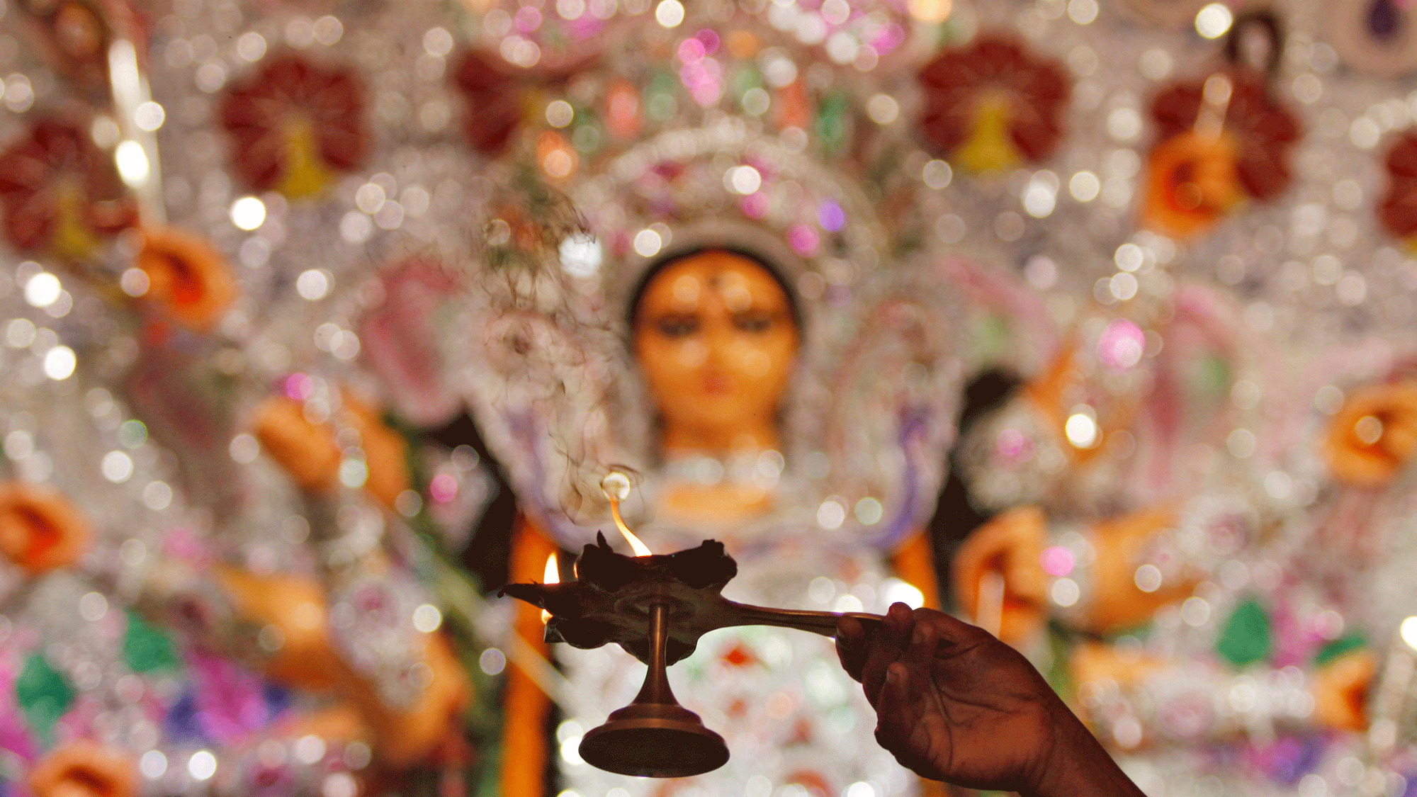 Durga Puja is the biggest festival celebrated in West Bengal.