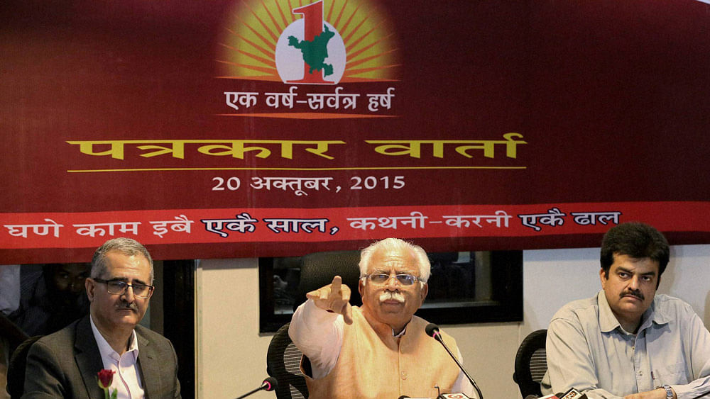With many controversies, more lows than highs mark Khattar’s one year in office, writes Vipin Pubby.