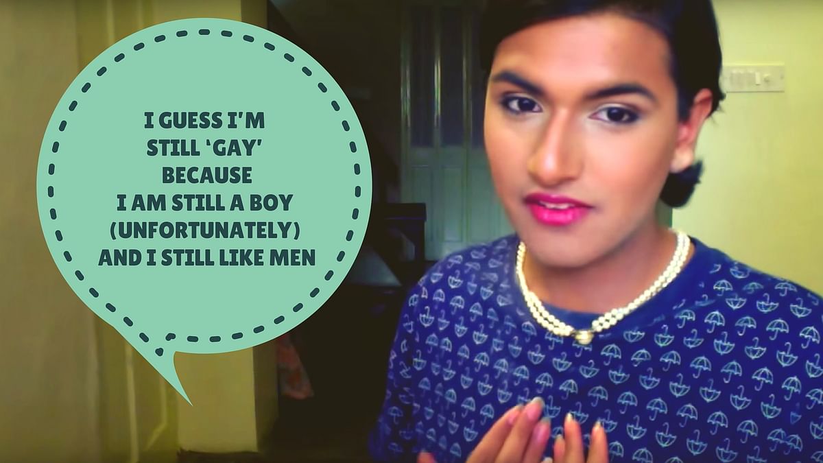 “I’ve come out twice, once as gay and once as a transgender.” says the 16-year-old.