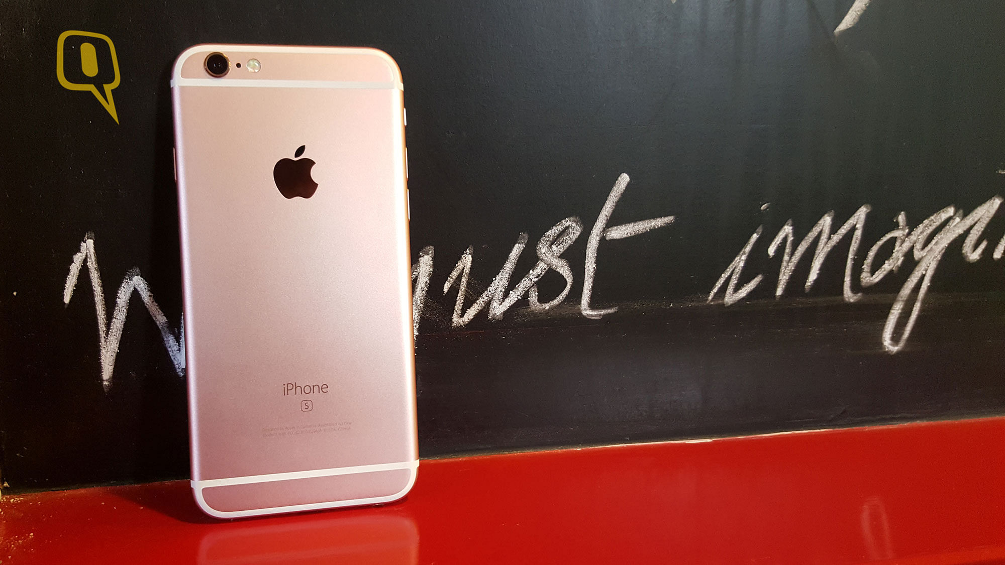 The rose gold Apple iPhone 6s 64 GB. (Photo: The Quint)