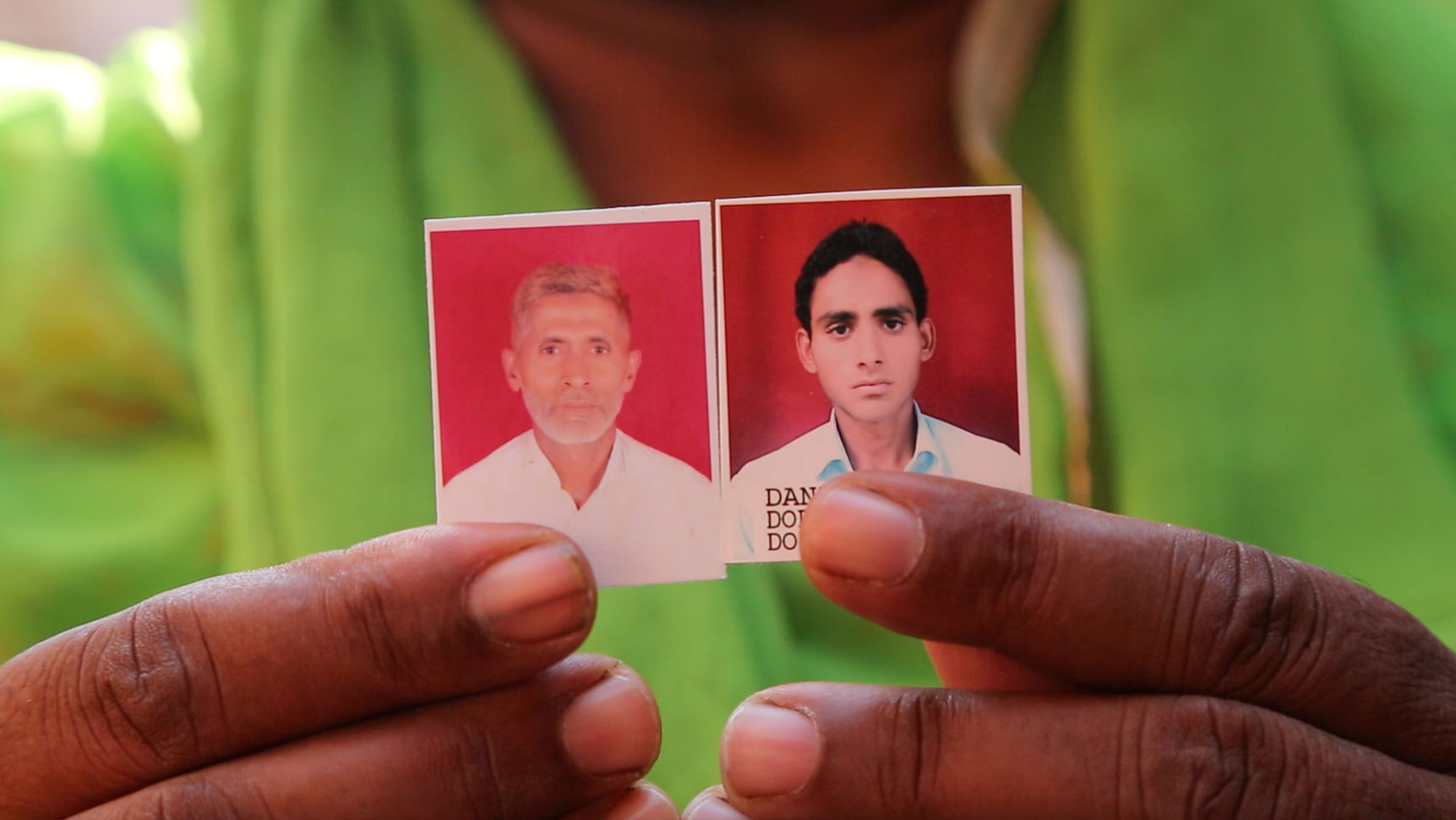 Mohammad Aklaqh (left photo) was lynched to death by an angry mob that accused him of cow slaughter. His son Danish (right photo) suffered serious head injuries and is fighting for life in a Noida hospital. (Photo: <b>The Quint</b>)&nbsp;