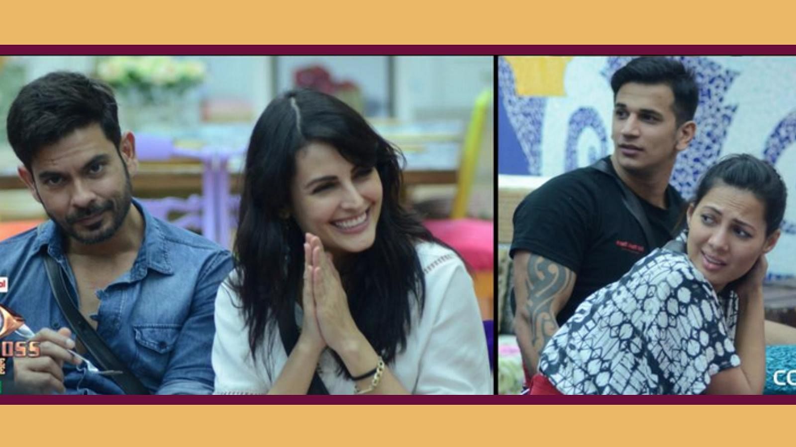 <i>Bigg Boss 9</i> contestants Mandana and Rochelle have a cat fight on day 4 of the show