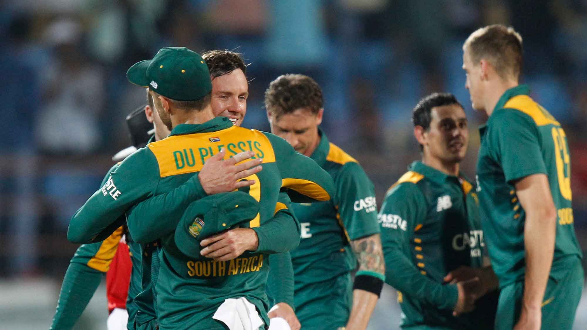 South Africa beat India by 18 runs in Rajkot to take a 2-1 series lead. (Photo: AP)