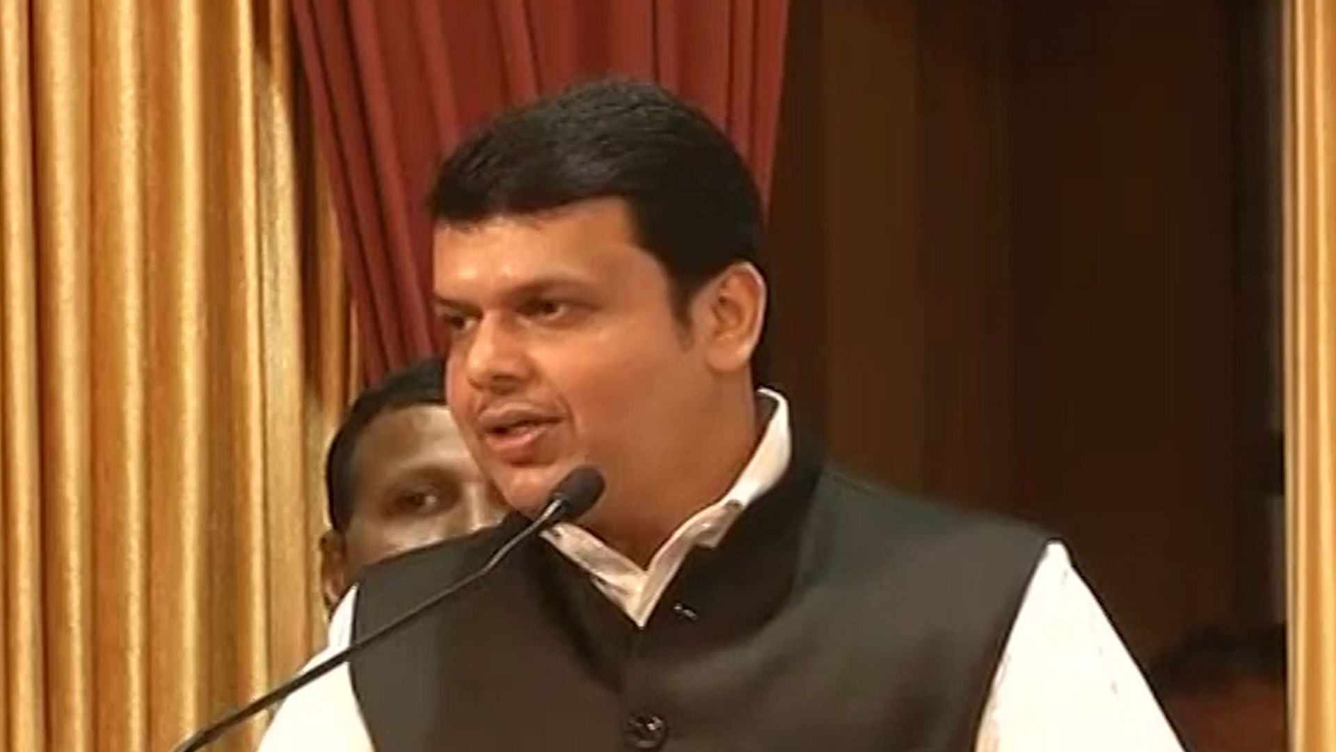 Maharashtra Chief Minister, Devendra Fadnavis. (Photo: ANI screengrab)