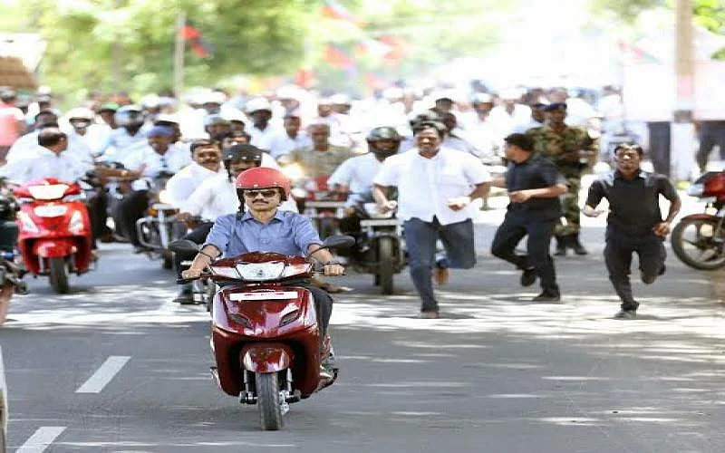 ‘Namakku Nammey Vidiyal Meetpu Payanam’, campaign a precursor to the official launch for the 2016 Assembly Elections campaign. (Photo Courtesy: The News Minute)