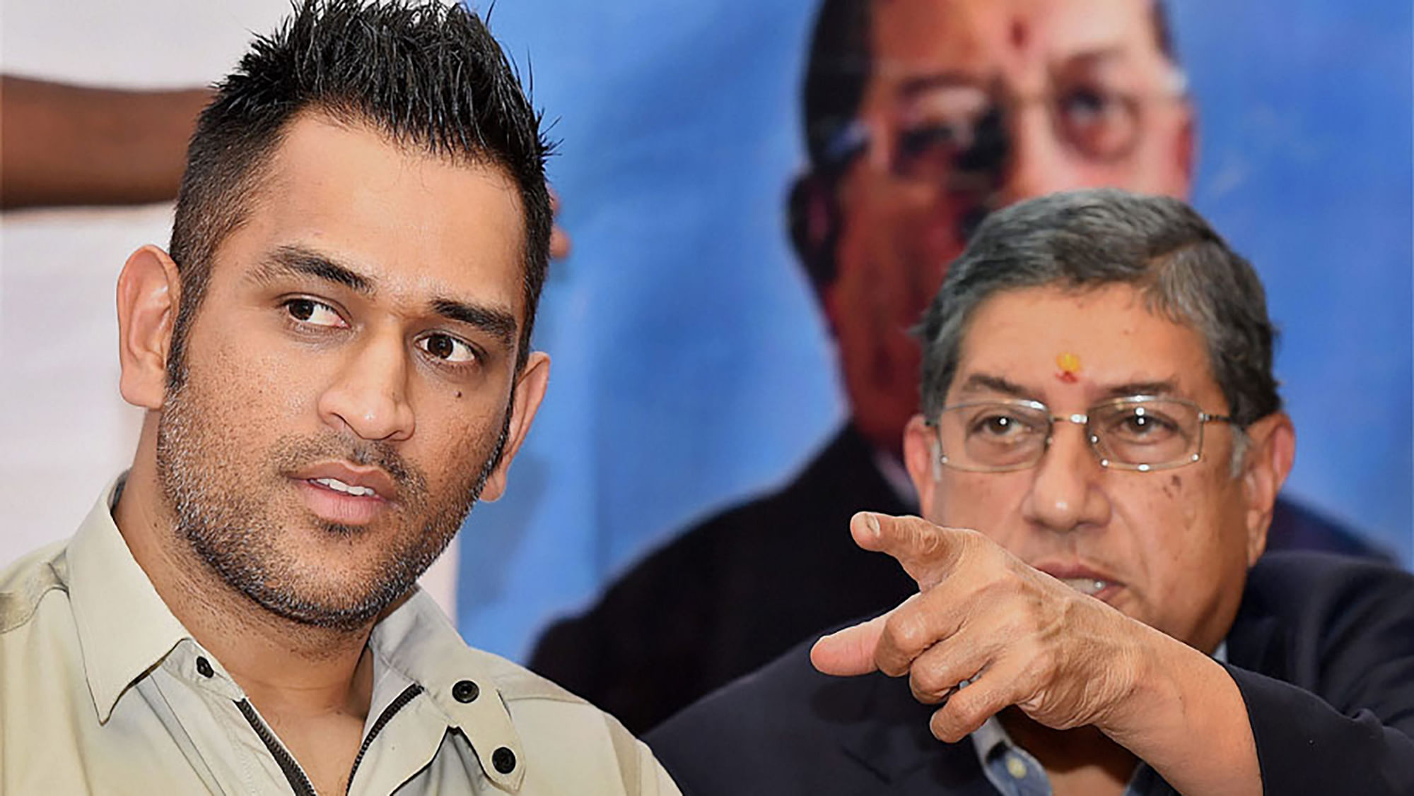Dhoni meeting N Srinivasan has been termed as ‘breach of faith’ by some. (Photo: PTI)