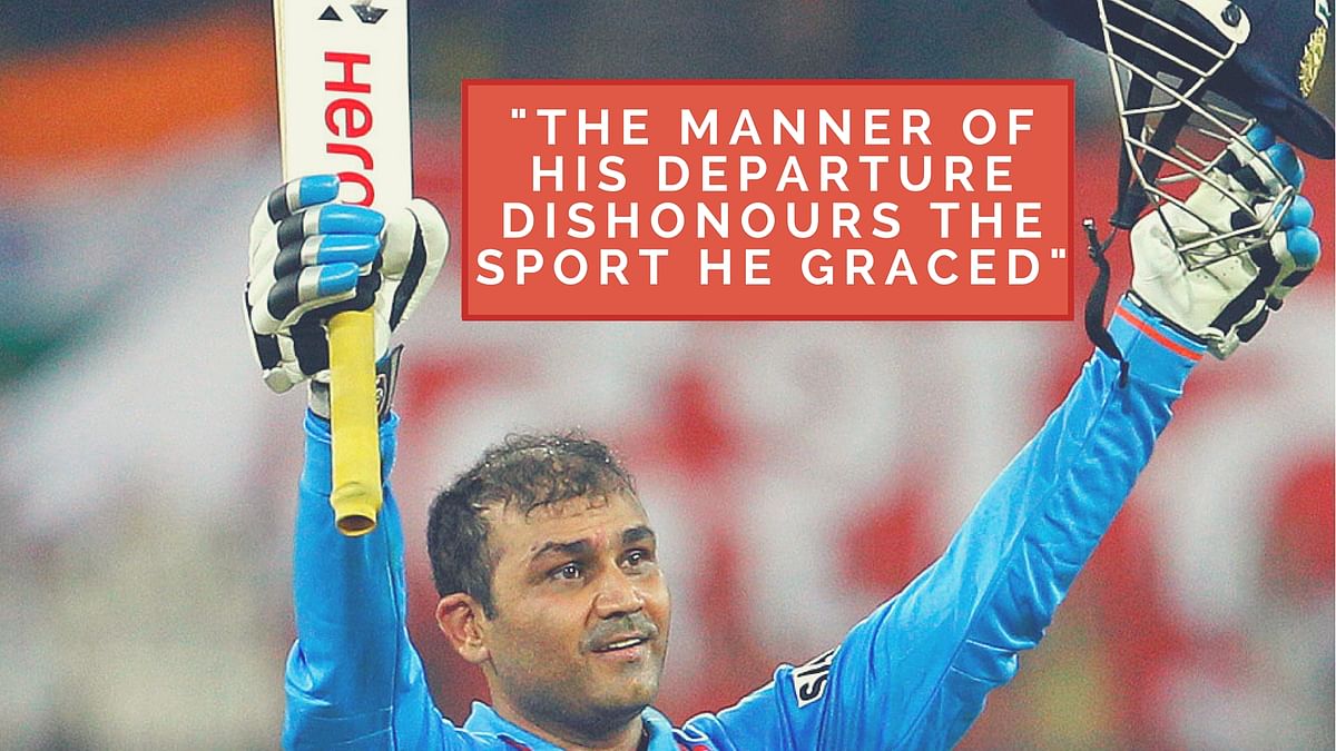 It’s still not too late to  give Virender Sehwag a farewell that honours the cricket hero, writes Shashi Tharoor.