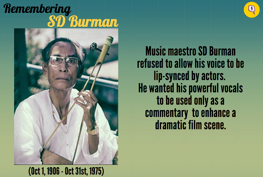 Remembering the one and only musical genius of SD Burman.