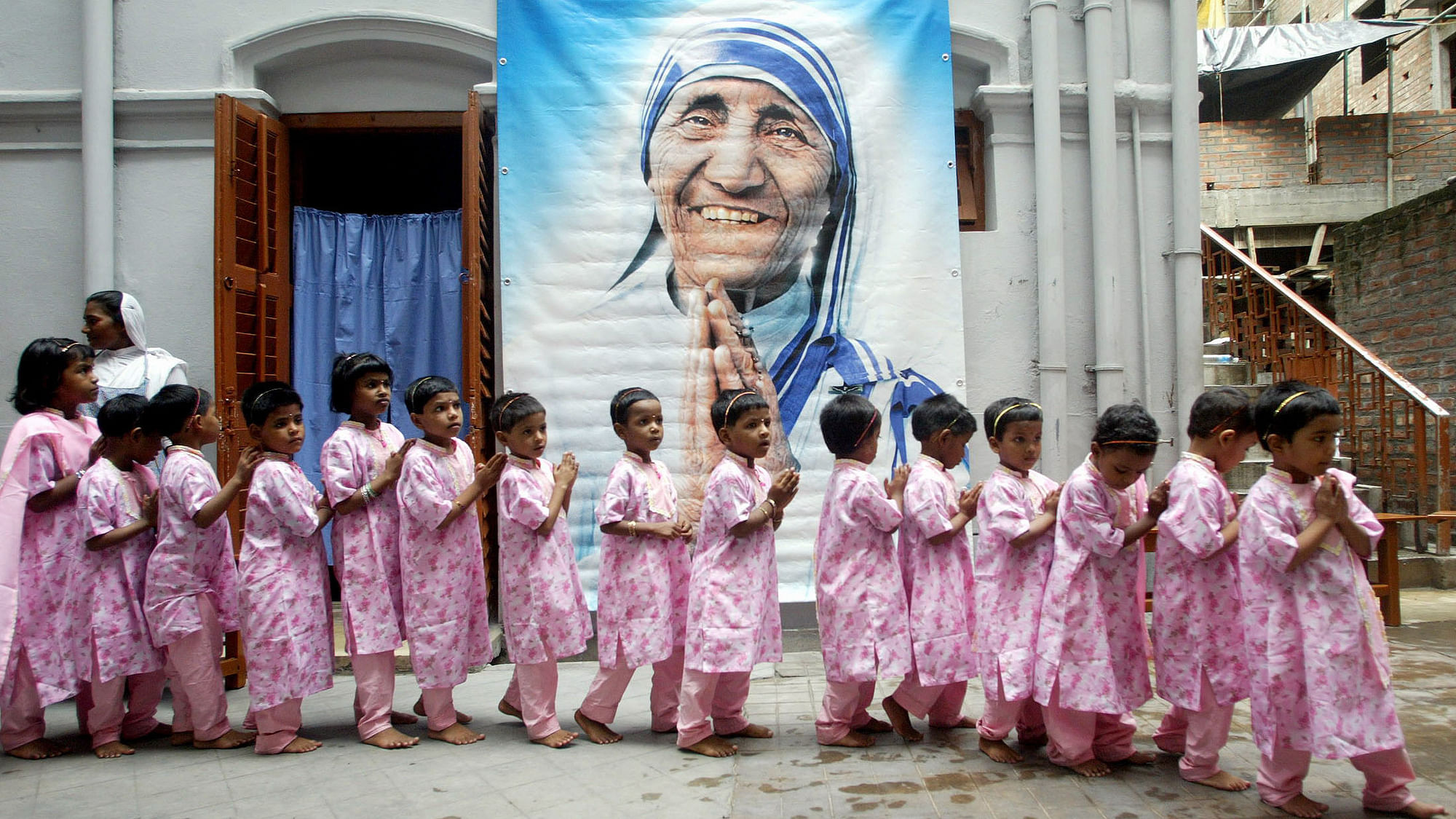 Orphaned children from the Missionaries of Charity in Kolkata. The Missionaries of Charity will close their adoption centres, citing new regulations that would allow non-traditional families to adopt children. (Photo: Reuters)