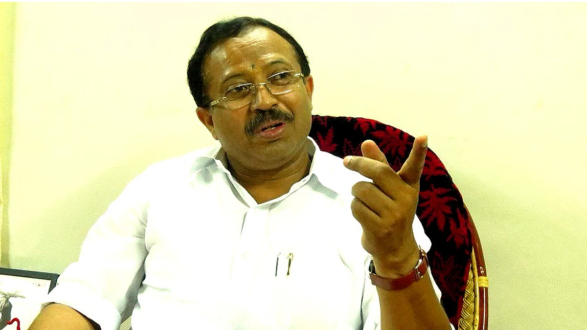 Kerala BJP chief Muraleedharan. (Courtesy: The News Minute)