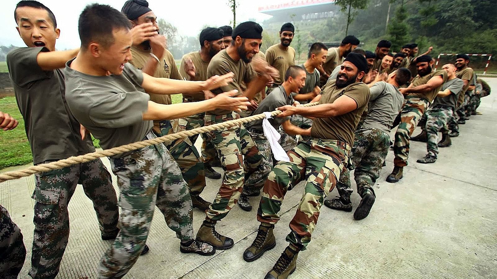 India-China troops take part in joint military exercises in China’s Sichuan province on November 7, 2013. (File Photo: PTI)