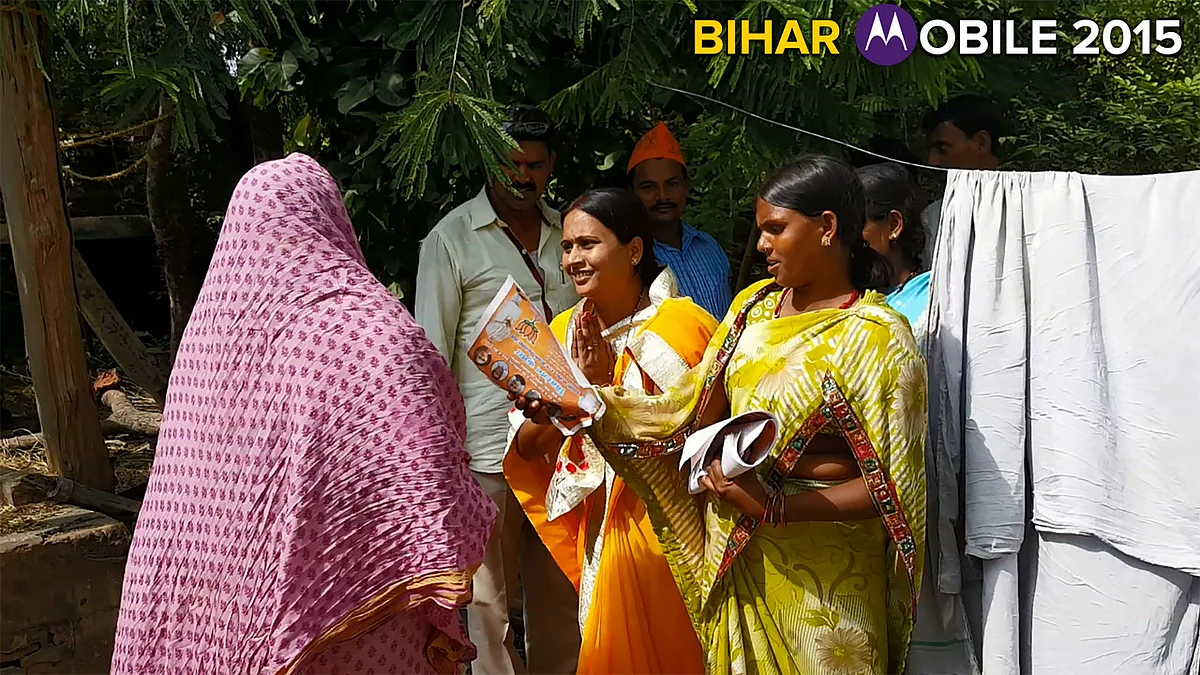 A common scene of ‘prachar’. (Photo: The Quint)