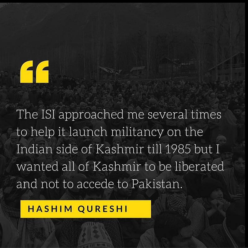 Former separatist leader Hashim Qureshi talks to Aditi Bhaduri about his  PoK experience and why he was disillusioned