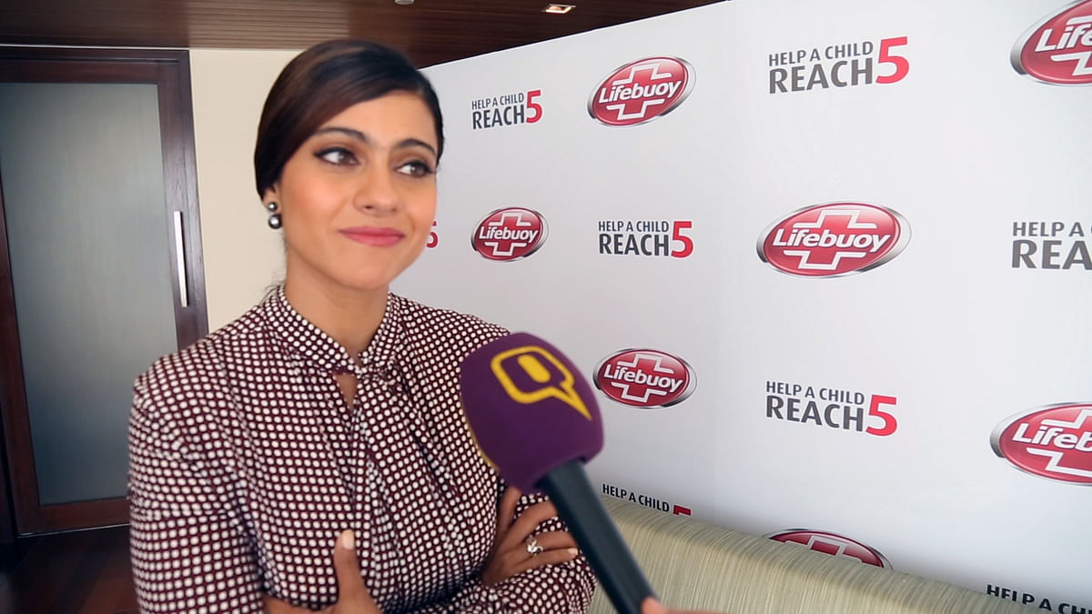 Kajol talks exclusively to The Quint about the importance of washing hands in order to reduce infant mortality rates.