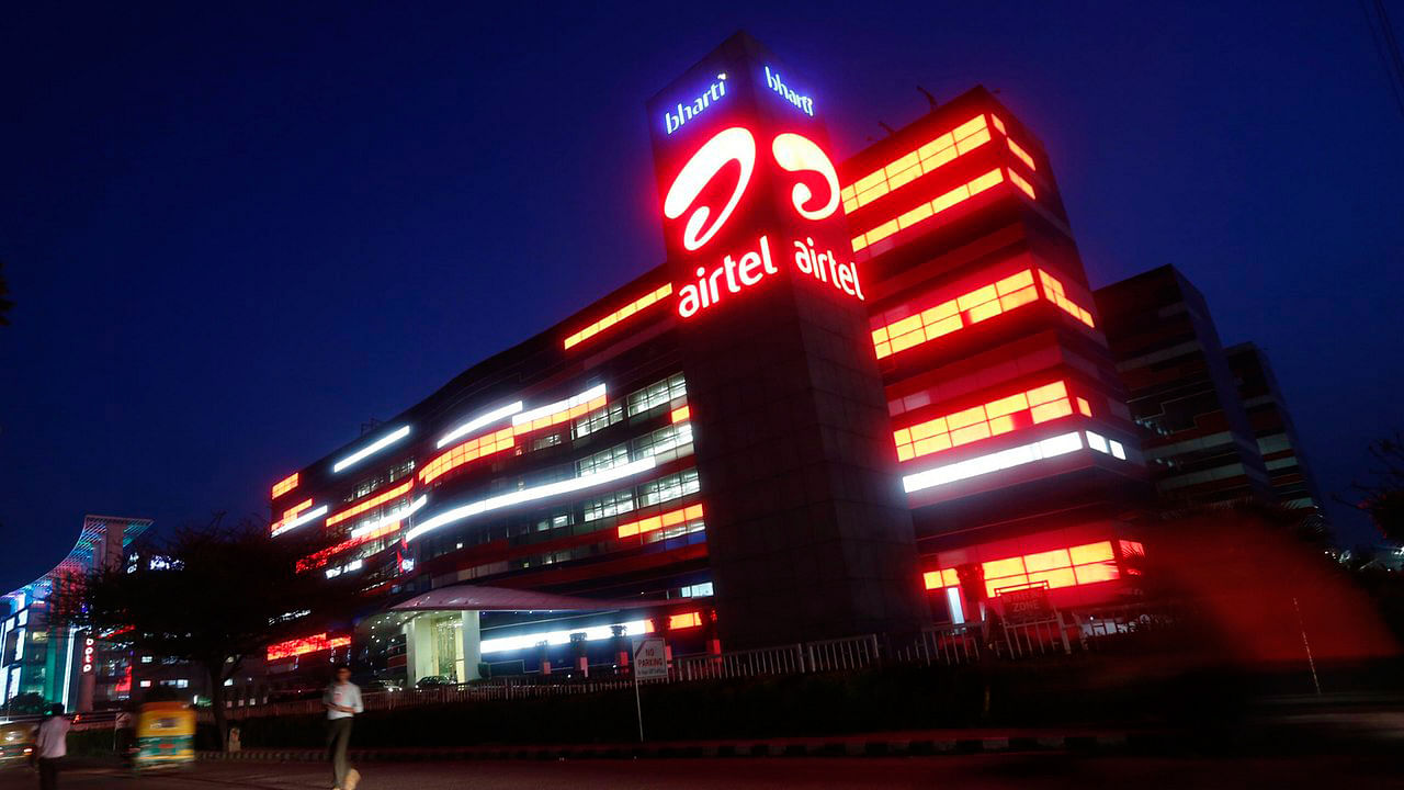The Bharti Airtel office building in Gurgaon.&nbsp;&nbsp;
