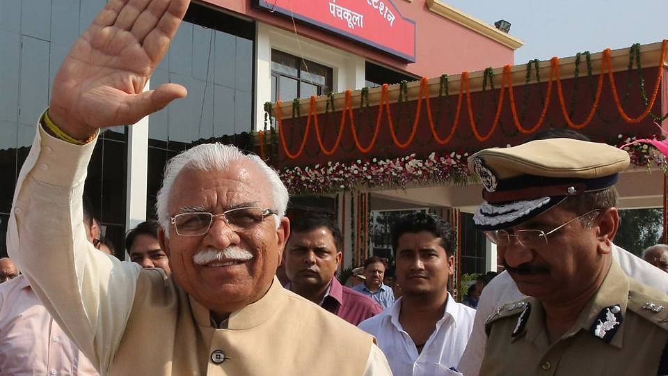  Haryana Chief Minister Manohar Lal Khattar.<a href="http://www.thequint.com/section/India"></a>