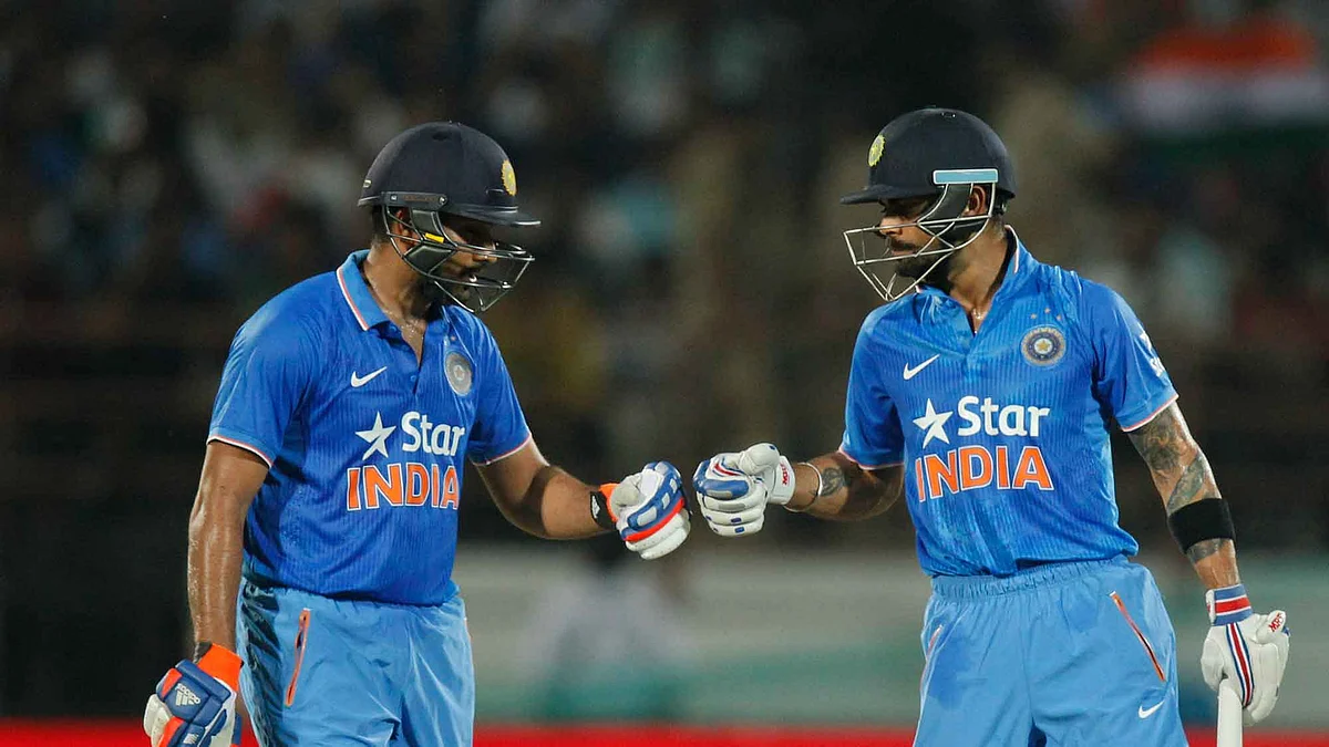 Virat Kohli(R) scored 77 before falling to Morne Morkel. (Photo: AP)