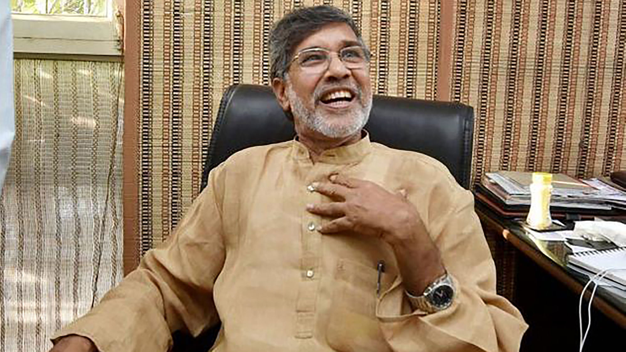 Satyarthi was awarded the prize for his organisation Bachpan Bachao Andolan, which has rehabilitated 80,000 kids. (Photo: PTI)