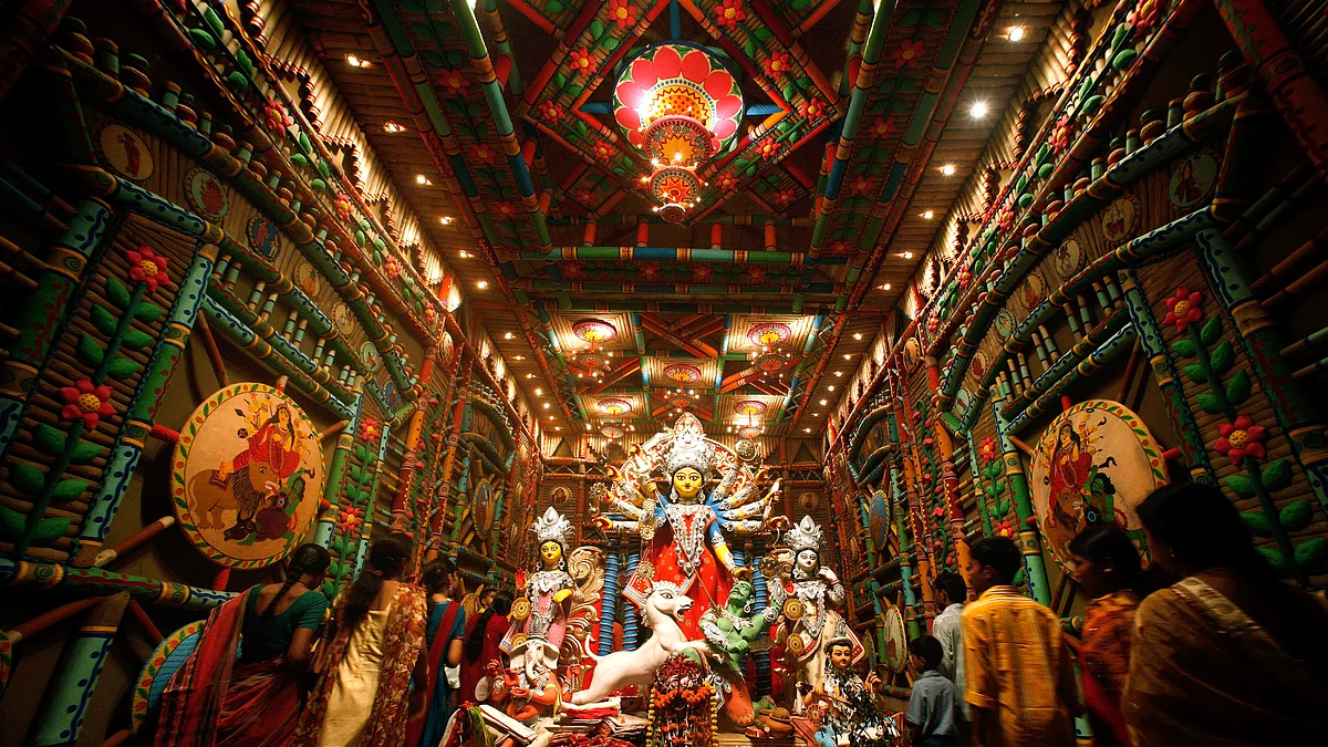 The mad, crazy fervour that Bengal dons during the five-day long festival is nowhere to be found. (Photo: Reuters)