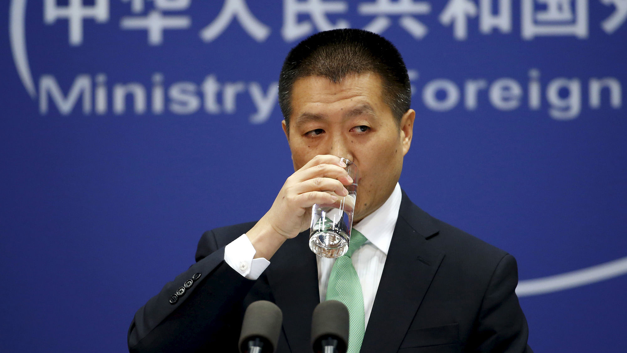 Lu Kang, the spokesperson of China’s Foreign Ministry. (Photo: Reuters)