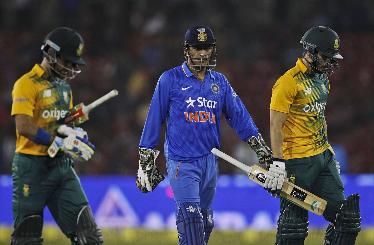 MS Dhoni said that one bad performance per year serves him a reminder that one should not use his brain in the T20s.