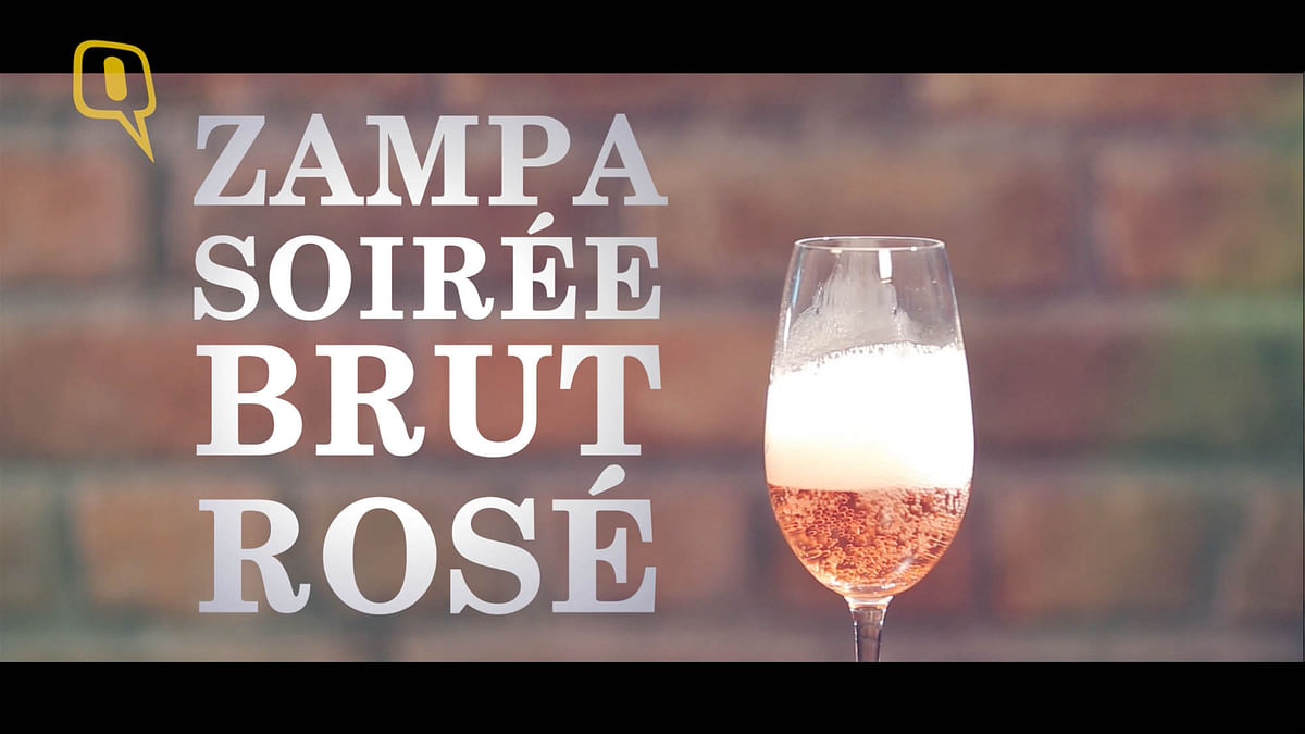 Zampa Soirée Brut Rosé: Best Indian rosé out there. (Photo: <b>The Quint</b>)