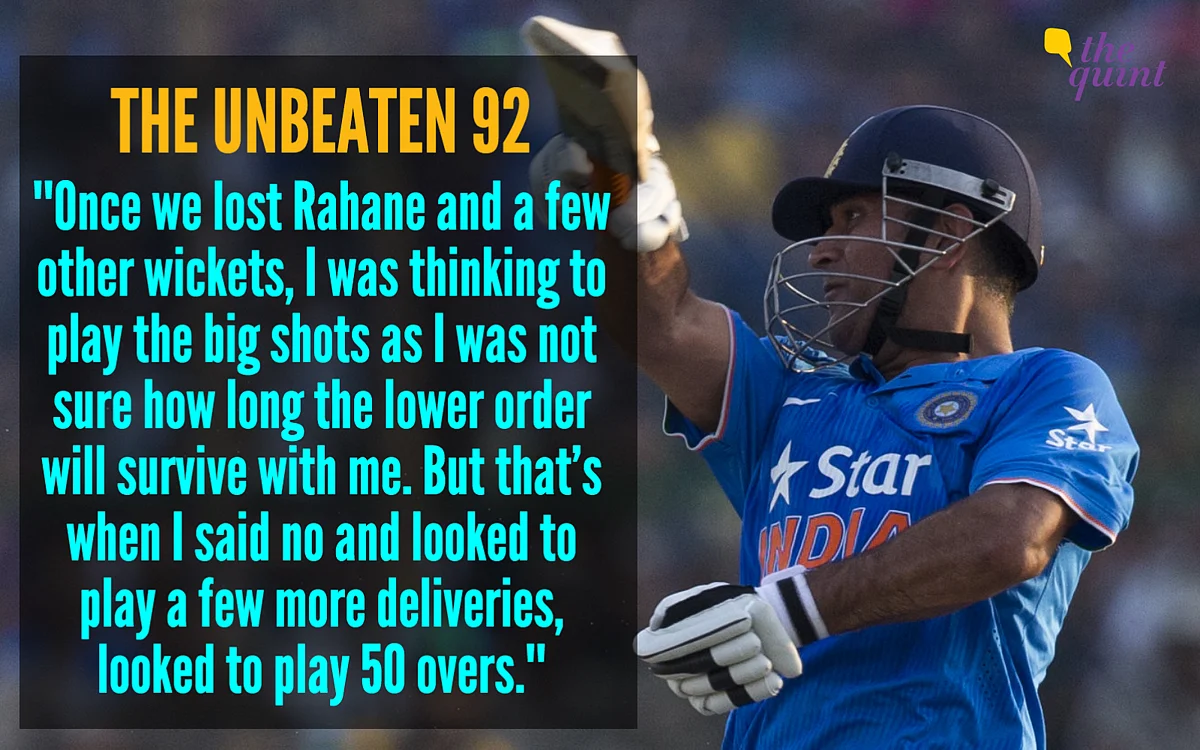 I Am MS Dhoni and I Don’t Care; Welcoming Back Captain Courageous!