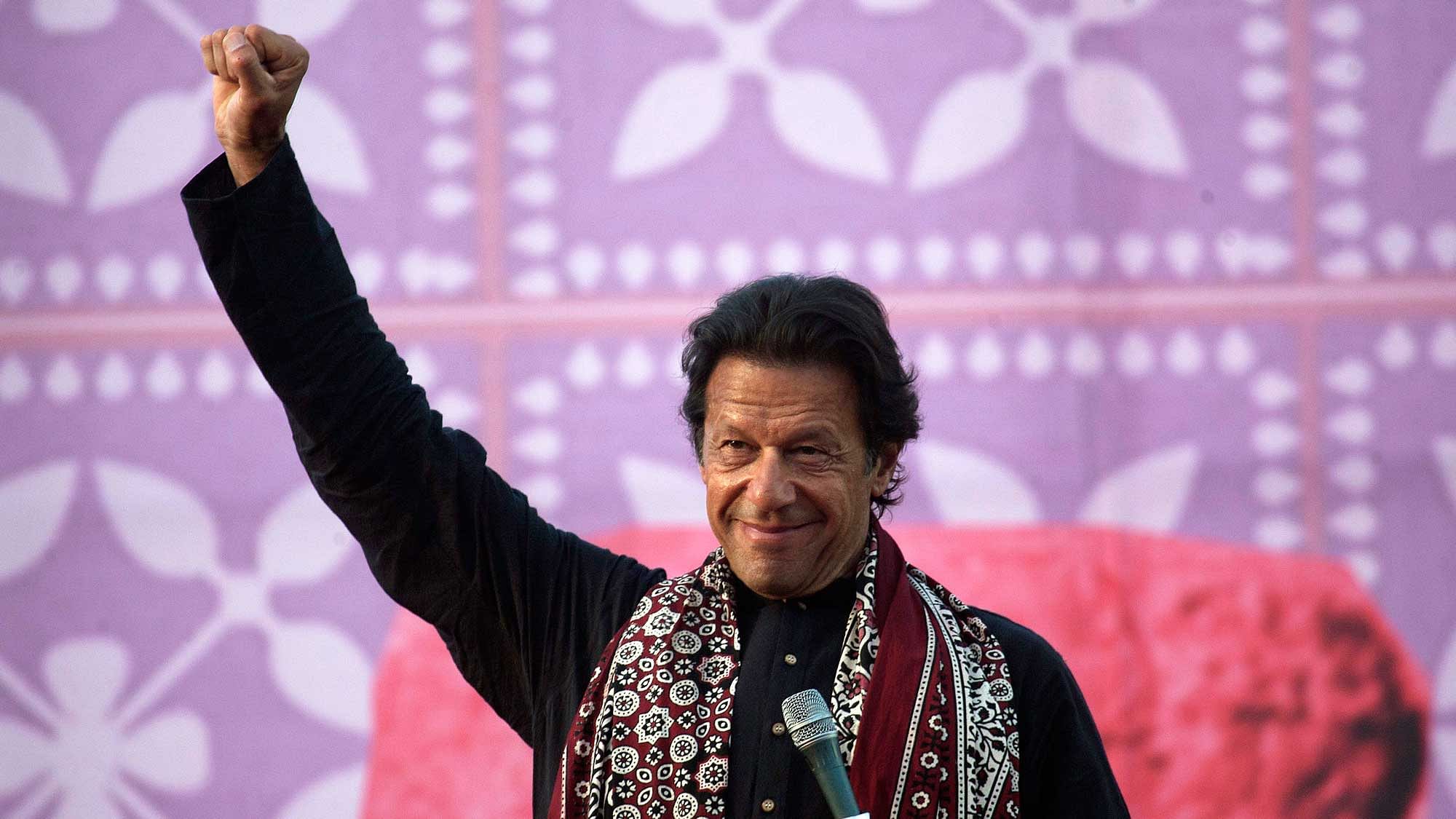 File photo of Pakistan’s cricketer-turned-politician Imran Khan.