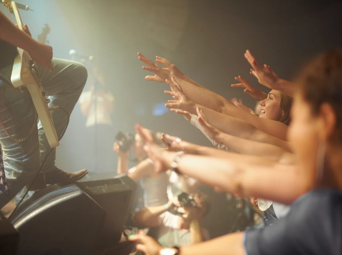 The closer to the stage, the better. (Photo: iStockphoto)