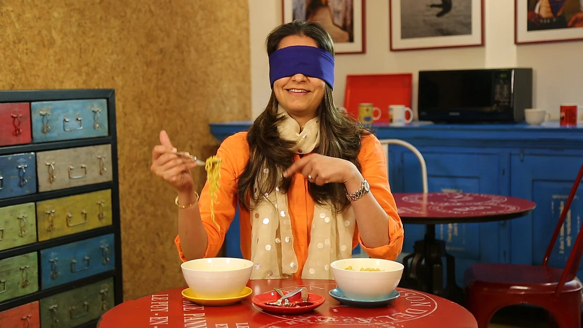 There were people who actually preferred Patanjali noodles over Maggi, and then they were shocked by their own choice. (Photo: Screengrab from the video)