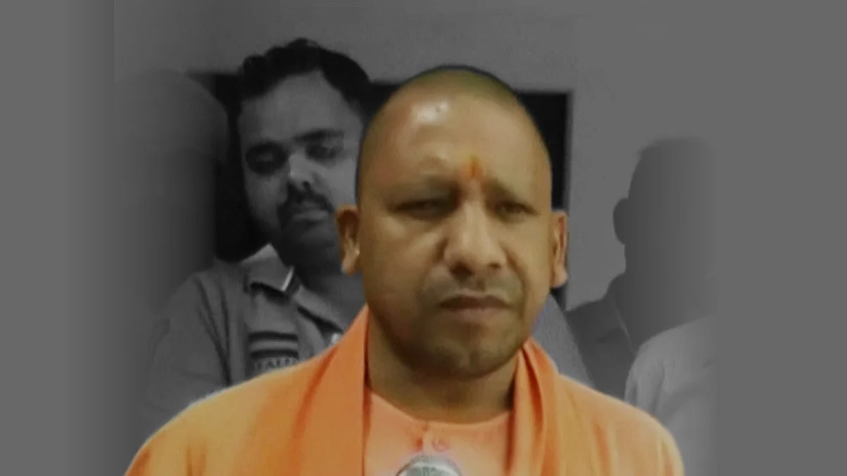 BJP MP Yogi Adityanath who demanded death penalty for cow slaughter. (Photo altered by <b>The Quint</b>)