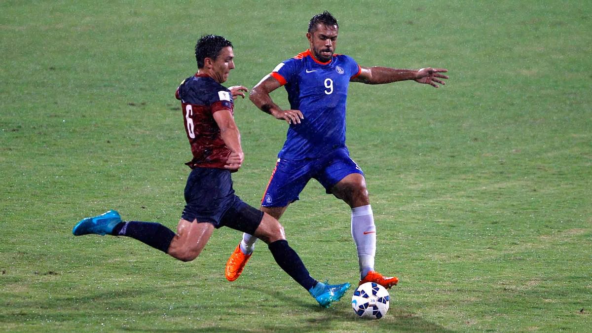India finished the match with 10-men after Sehnaj Singh was shown a straight red card in the 41st minute.
