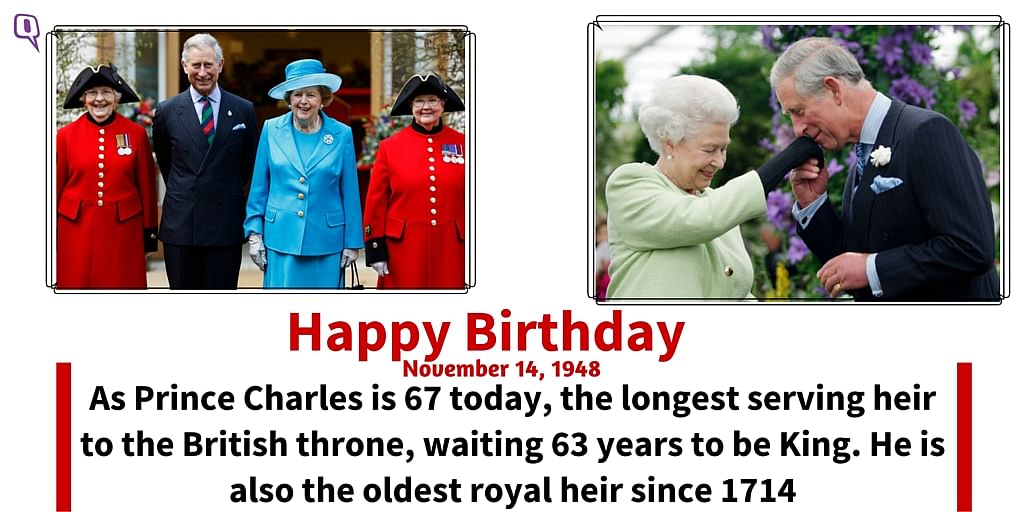 Celebrating the 67th birthday of the Prince of Wales.